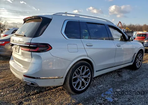 2025 BMW X7 xDrive40I from USA, damaged, VIN 5UX23EM02S9Z89939